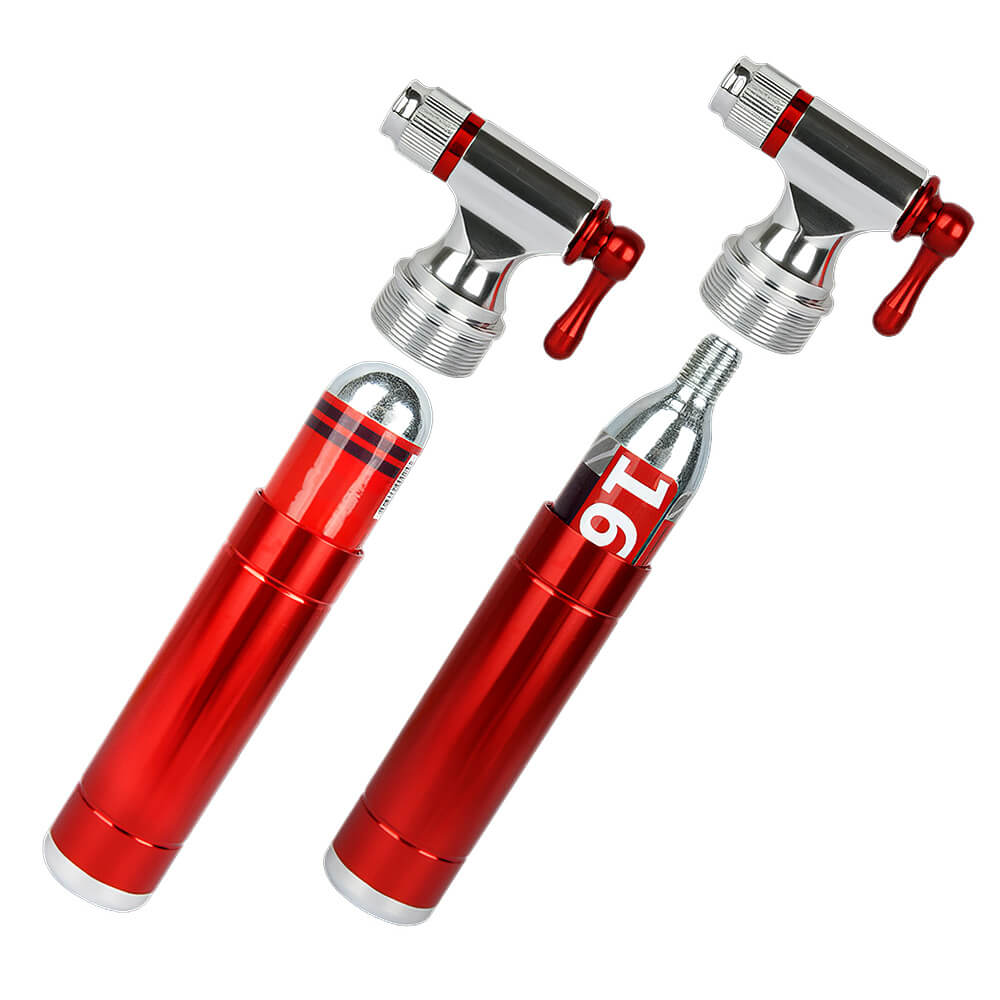 Portable CO2 Inflator Mini Bike Pump for Schrader and Presta Valves