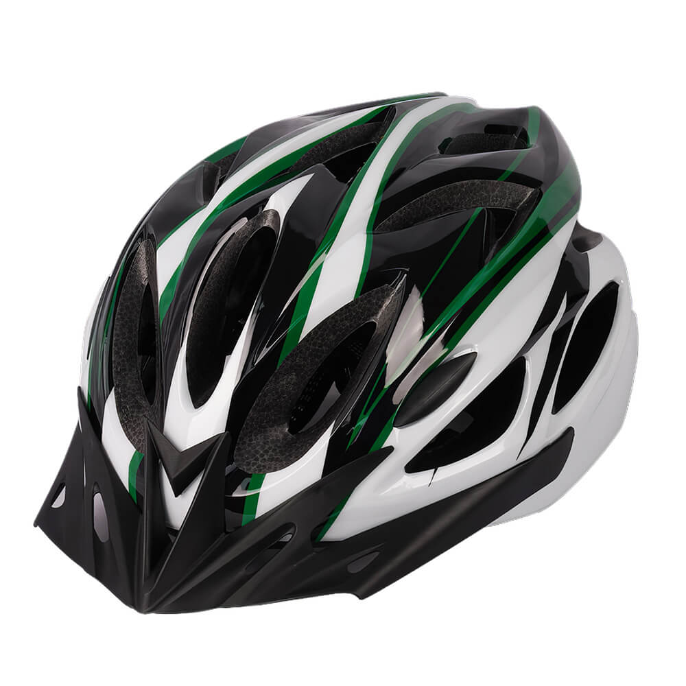 Lightweight Bike Helmet with Visor and Removable Pads Adult Unisex Design