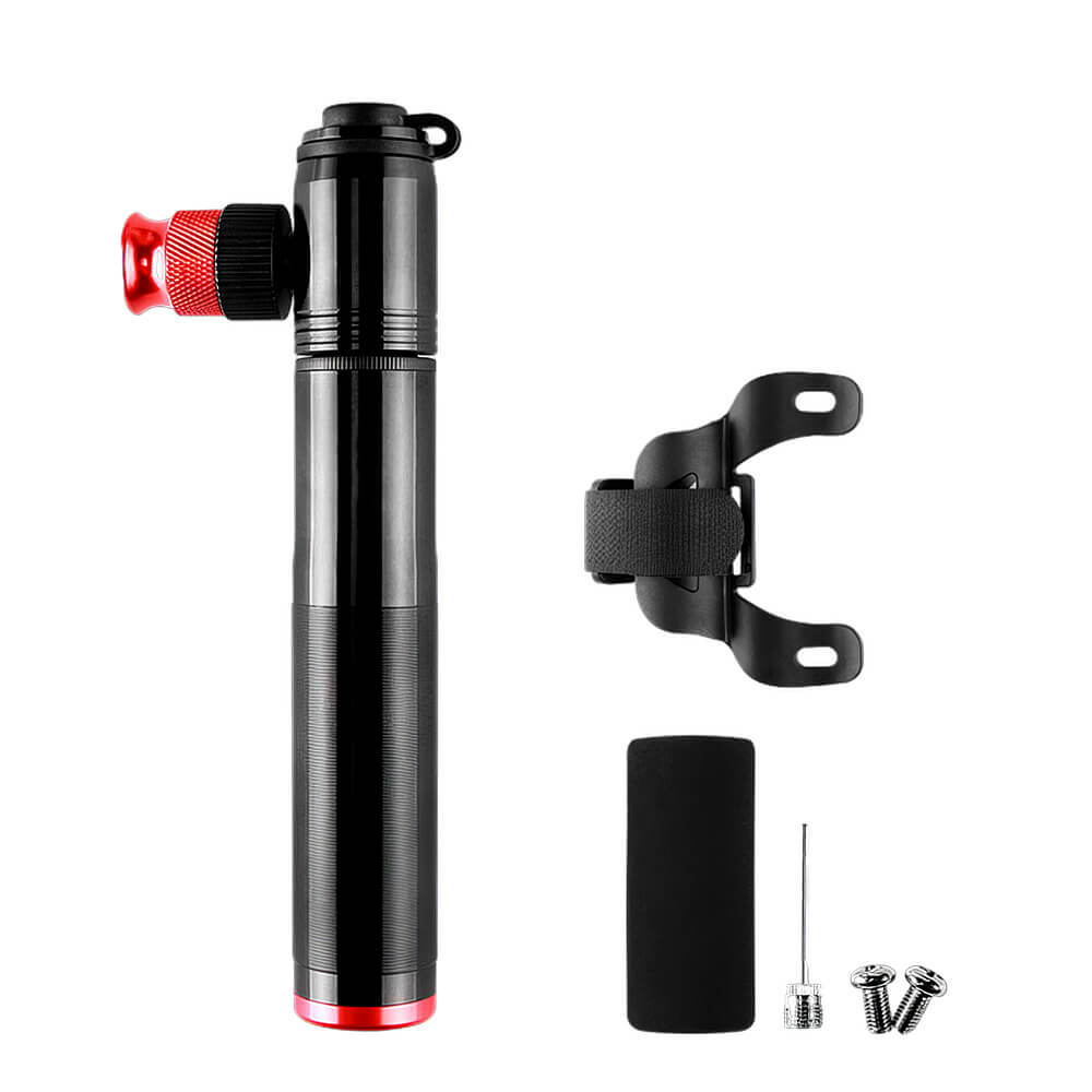 Compact CO2 Bike Pump Fits Presta and Schrader Valves Lightweight Design