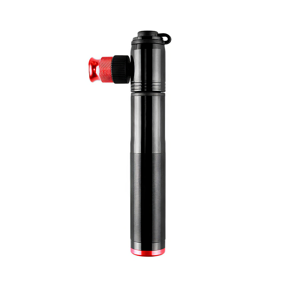 Compact CO2 Bike Pump Fits Presta and Schrader Valves Lightweight Design