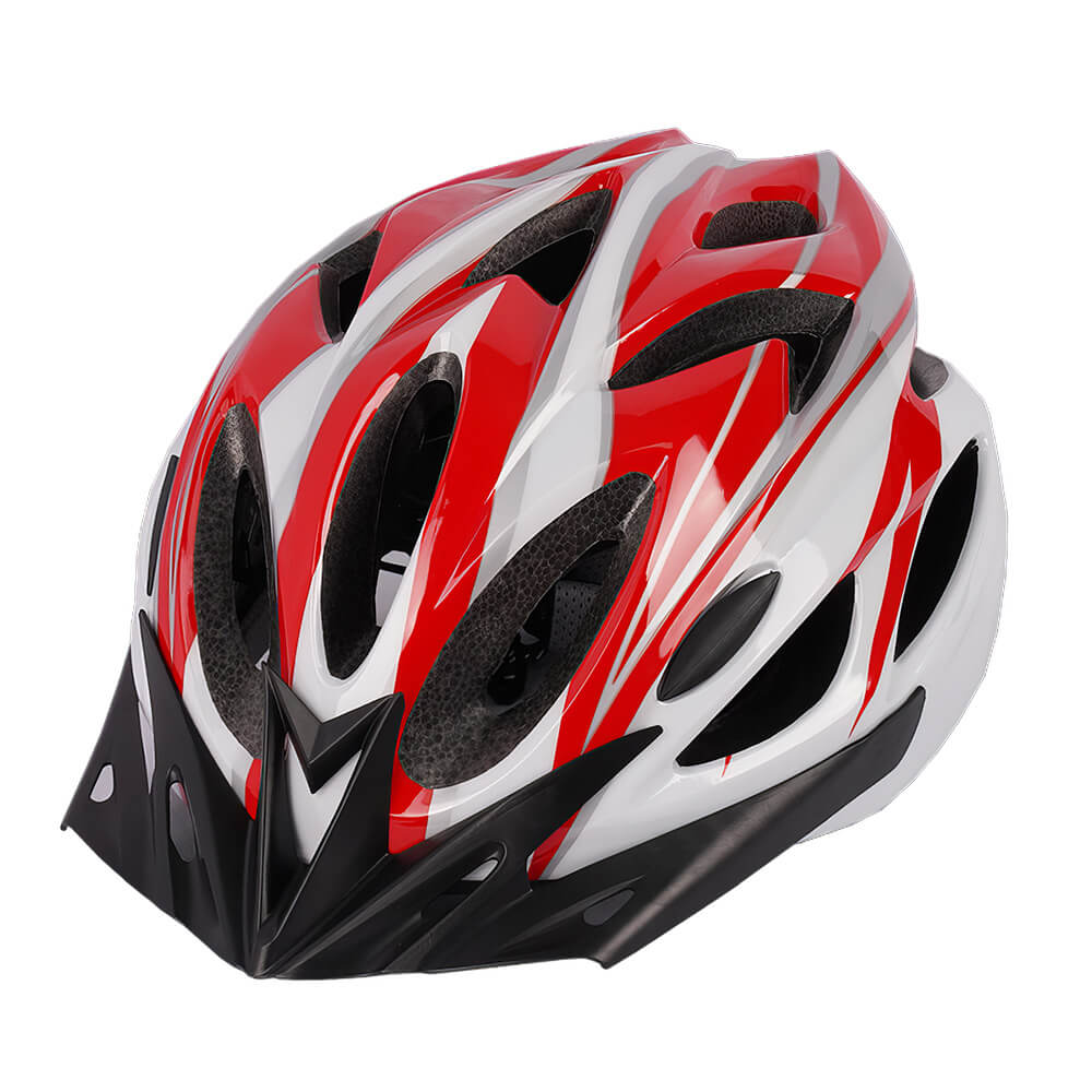 Eco-Friendly Lightweight Unisex Bike Helmet with Pads & Visor