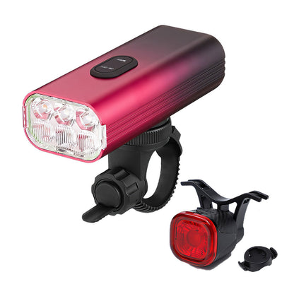 LED Bike Headlight for Night Riding 10000 mAh USB Rechargeable