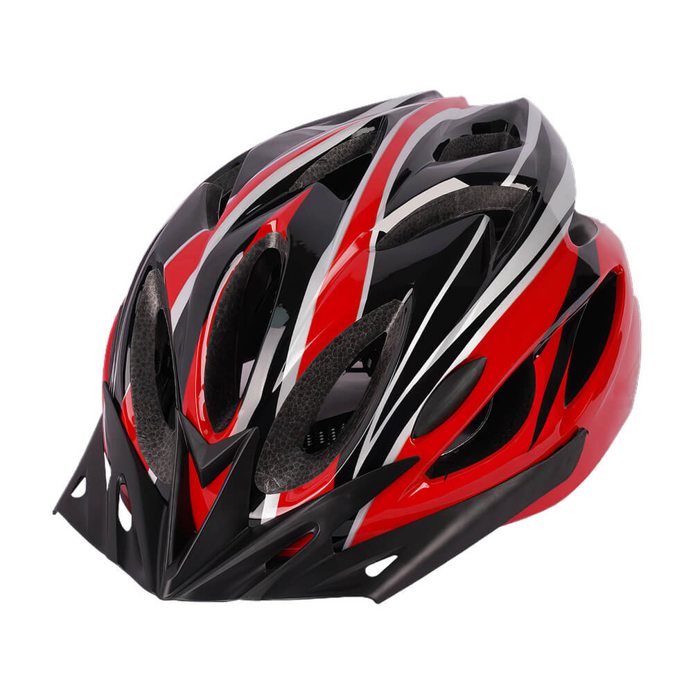 Eco-Friendly Lightweight Unisex Bike Helmet with Pads & Visor