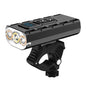 1200 Lumen USB-C Bike Light - Spot/Flood Beam Combo for Night Cycling, Rechargeable Bicycle Headlight